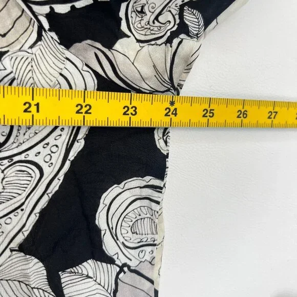 NWOT JOHNNY WAS Biya Silk Long Sleeves Floral Midi Dress Boho Chic Sz S - Picture 10 of 12